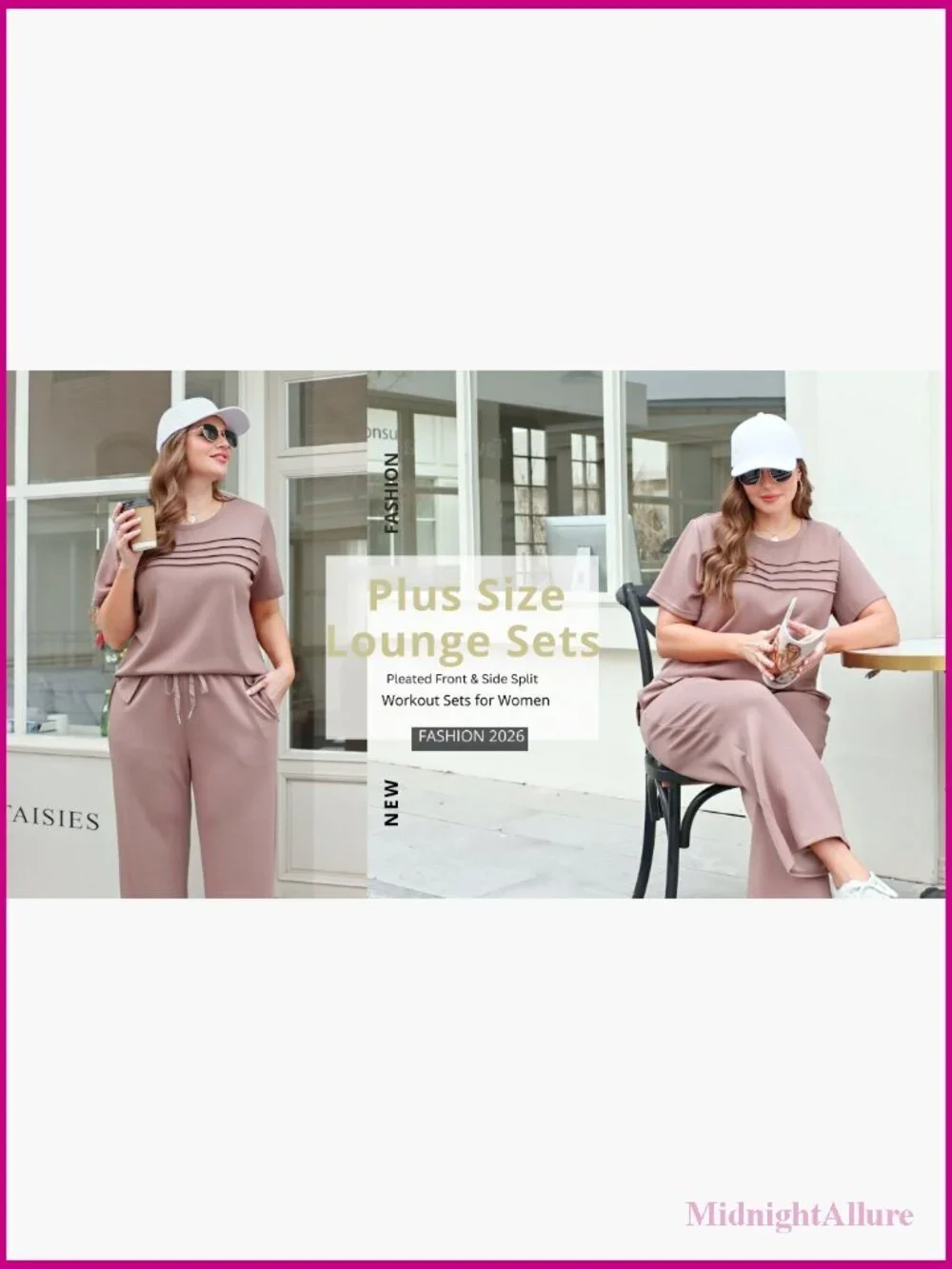 Two Piece Lounge Set Short Sleeve Wide Leg Pants Travel Outfits S-3XL